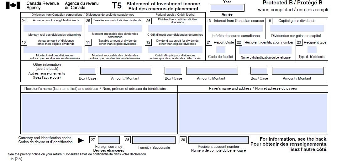 Example T5 Slip from CRA